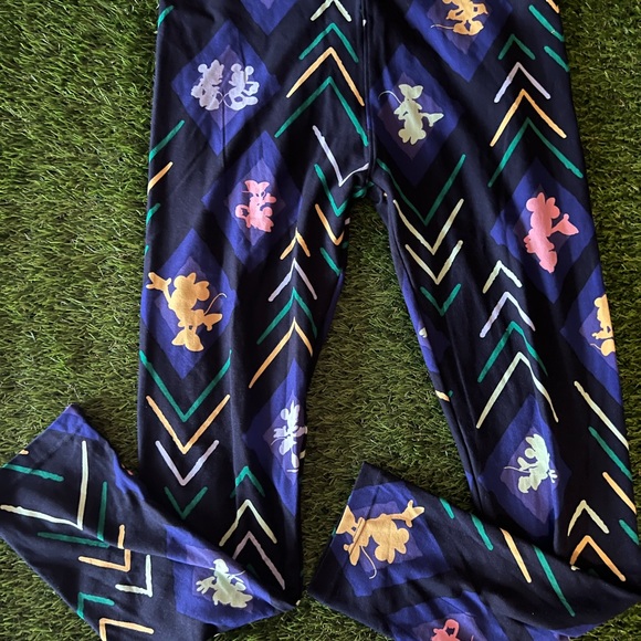 LuLaRoe Disney Minnie & Mickey Mouse Leggings OS - Picture 4 of 6